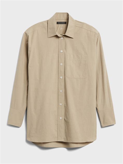 Heavy cotton poplin shirt 